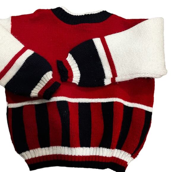 Vtg Sweater Bundle Nautical and Academia Striped Cable Knit Grandpa Sweater - Picture 8 of 10